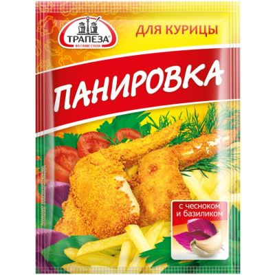 Панировка для курицы	"Трапеза"	70г