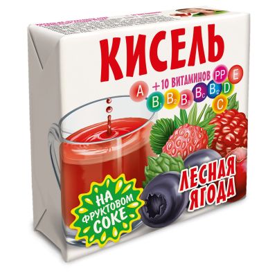 Кисель "Лесная ягода"	"Трапеза"	220г