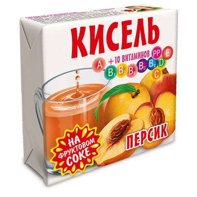 Кисель "Персик"	"Трапеза"	220г