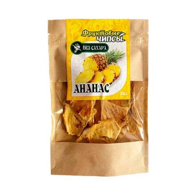 Фруктовые чипсы "Ананас", 20г