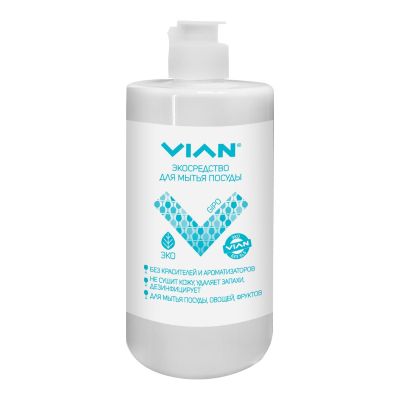 Средство для мытья посуды VIAN "GIPO" (БЕЗ УГЛЯ), 450 г