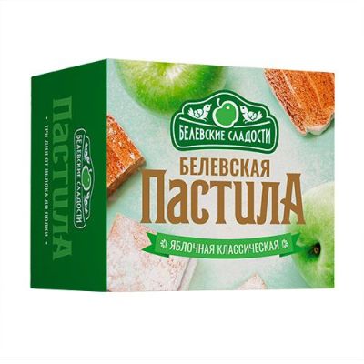 Белёвская пастила яблочная (классическая) 200г (20шт/кор)