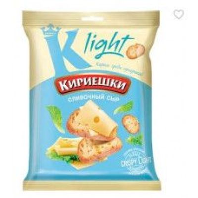 «Кириешки Light», сухарики со вкусом сливочного сыра, 33 гр.