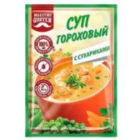 «Maestro Gusten», суп моментального приготовления гороховый с сухариками, 16 гр....