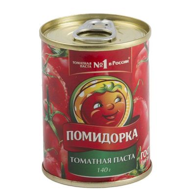 Томатная паста "Помидорка" ж/б, 140г