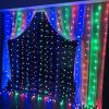 Распродажа! СВЕТОДИОДНАЯ LED ГИРЛЯНДА ЗАНАВЕС 3*3 М. ЦВЕТНОЕ СВЕЧЕНИЕ
