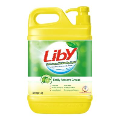 Liby. Жидкость для мытья посуды "Зеленый лимон", 1,5кг   Артикул: 0026363