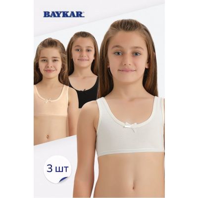 Майка-топ для девочки 3шт. Baykar