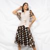 Костюм с юбкой с креативной застёжкой Шаг к тебе (brown, 2 в 1) опт 2190 1550 Р 1550.00RUB