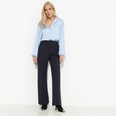 Брюки из костюмной ткани Мгновение любви (blue)