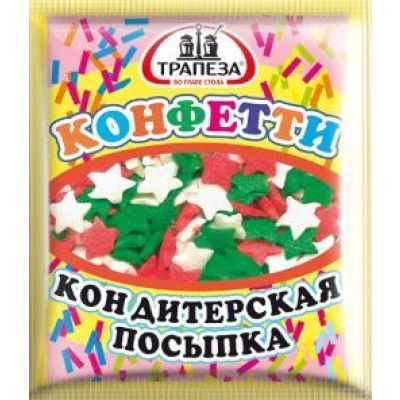 Кондитерская посыпка микс	"Трапеза"	15г