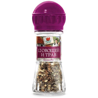 Мельница "Балкан Микс" Приправа 12 овощей и трав ТМ "Вокруг света"