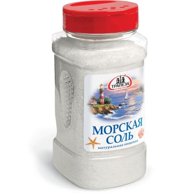 Морская соль	"Трапеза"	600г