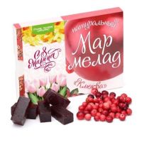 Натуральный мармелад "Русские традиции" Клюква, 160г (15шт/кор)