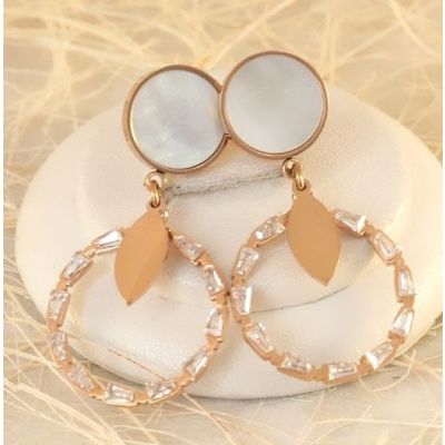 Серьги-гвоздики позолота H01-13544