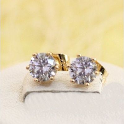 СЕРЬГИ-ГВОЗДИКИ ПОЗОЛОТА H01-7623