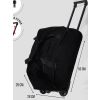 Сумка NTL-М  на колесах, Катионик, 1отд, 1внеш карм, черный SALE 25147