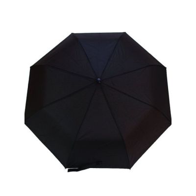 Rain-Brella Зонт мужской полуавтомат; полиэстер, черный 239780