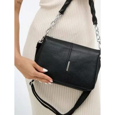 Сумка женская  Doriline-230/3в, 3отд, плеч/рем. черный 255391