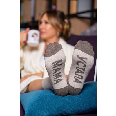 Хлопковые носки с добавлением эластана Happyfox