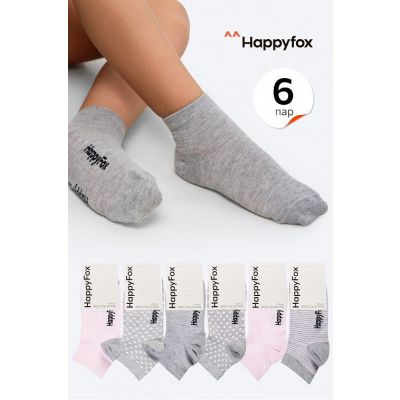 Набор детских носков 6 пар Happyfox