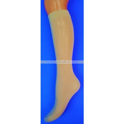 Крабро ГОЛЬФЫ женские эластик 40 den бежевые Miss цена за упаковку 10 пар