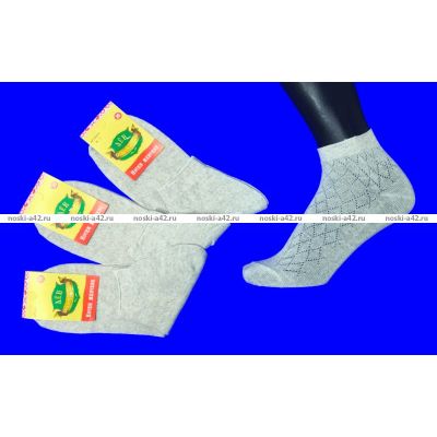 5 ПАР - Носки женские Белорусский лен ажурные цена за 1 шт