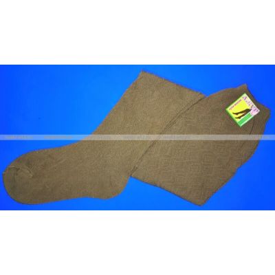 Ажур чулки с резинкой вверху, с рисунком