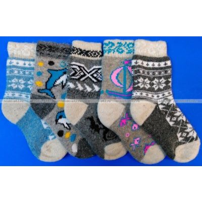 Носки детские шерстяные арт. 3с45 р-р 20