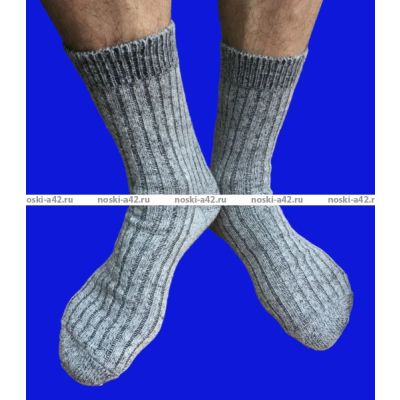 5 ПАР - Носки мужские из шерсти АЛЬПАКА (верблюжья шерсть) арт. 1А68