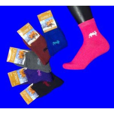 Лариса термоноски женские внутри махра верблюжья шерсть арт. 608