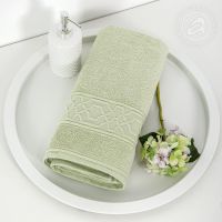 Полотенце махровое "Ажур" (ментоловый) арт ПМА-50.90У 50*90