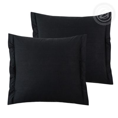 Наволочка из поплина Черный -2 шт. - 50*70  арт.970