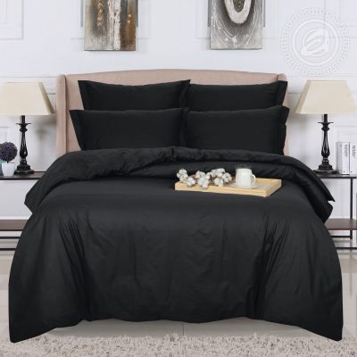 Пододеяльник- Поплин Черный-215*145 арт.975