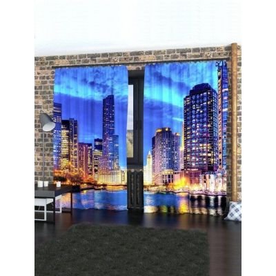 *Фотошторы из ткани габардин 150х260 см -2 шт.