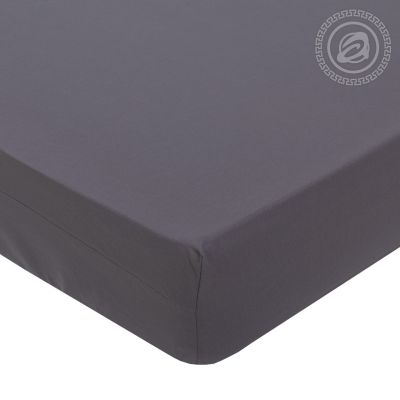 Простыня на резинке "Графит" поплин арт 981 размер 90*200
