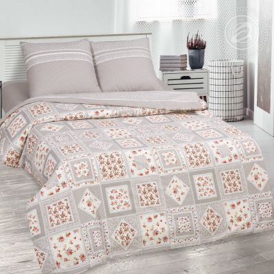 КПБ Француженка (поплин DE LUXE) арт909 2 сп. с Евро