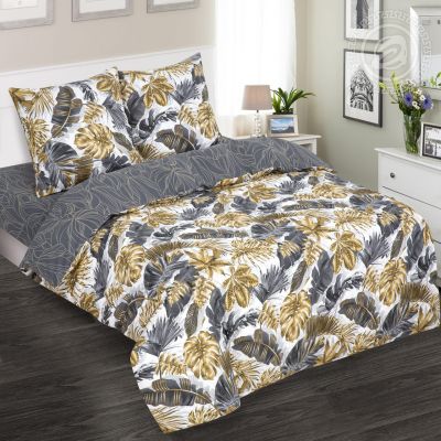 Постельное белье Тропикано (поплин зима-лето) 1,5 сп.