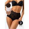 Женские кружевные трусы с высокой посадкой 3шт. Happyfox