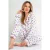 Женская хлопковая пижама с брюками и рубашкой Happyfox