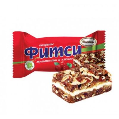 "Фитси мультизлаки и клюква" конфеты. Вес 1 кг. Акконд