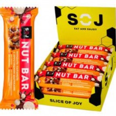 Протеиновый Ореховый батончик Миндаль-карамель 40 гр