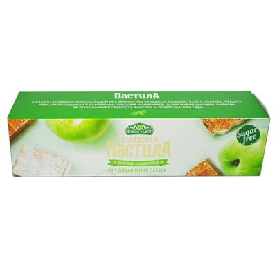 Белёвская пастила яблочная (без сахара) 100г (15шт/кор)