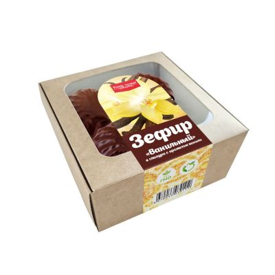 Зефир "Русские традиции" в глазури Ванильный 260г (8шт/кор)