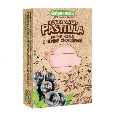 Пастила медовая с Черной смородиной, 95г