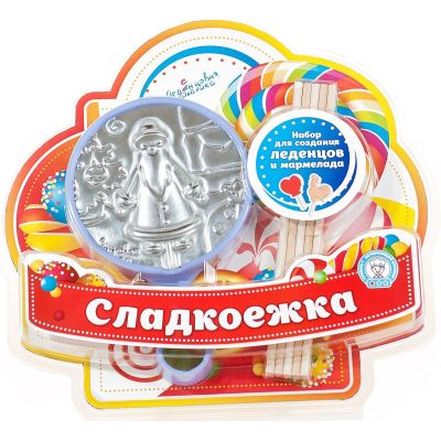 Набор для создания леденцов и мармелада «Сладкоежка»: «Форма «Дед Мороз»»