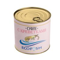 Суфле с креветками, 250 гр.