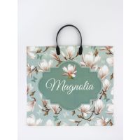 Пакет «Магнолия», полиэтиленовый с пластиковой ручкой, 38×34 + 3 см, 90 мкм