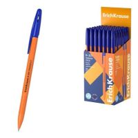Ручка шариковая ErichKrause R-301 Stick Orange 0.7, цвет чернил синий (в коробке...