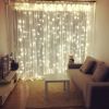 Распродажа! СВЕТОДИОДНАЯ LED ГИРЛЯНДА ЗАНАВЕС 1,5*1,5 М. ЗОЛОТОЕ СВЕЧЕНИЕ